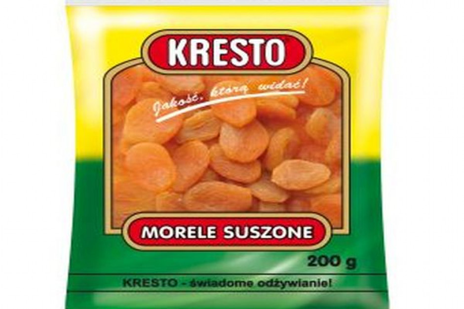 Suszone Morele, Śliwki i Żurawina marki KRESTO