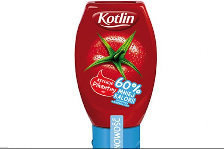 60% mniej kalorii Pikantny - nowość wśród ketchupów Kotlin