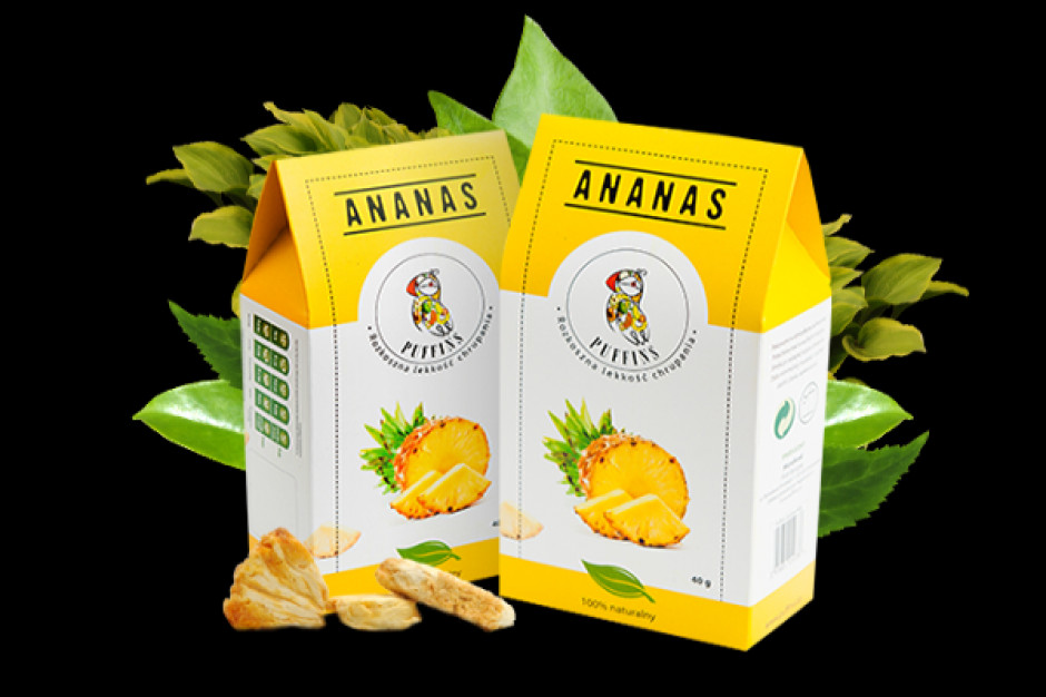 Puffingowany Ananas marki Puffins