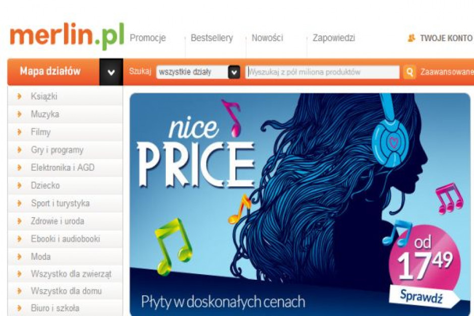 Merlin.pl ze stratą w wysokości 31 mln zł
