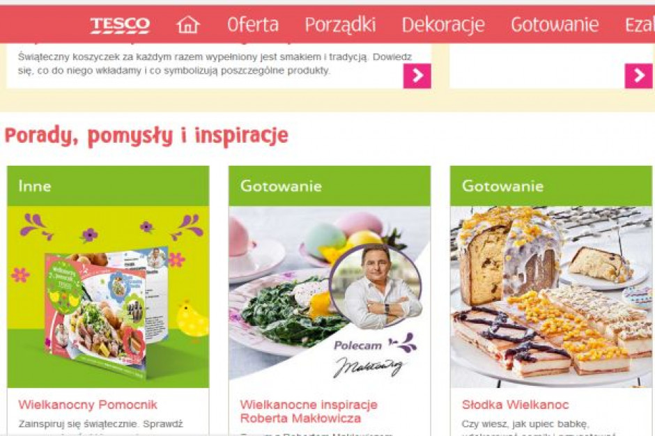 Fot. tesco.pl Tesco stawia na poradnictwo w reklamie