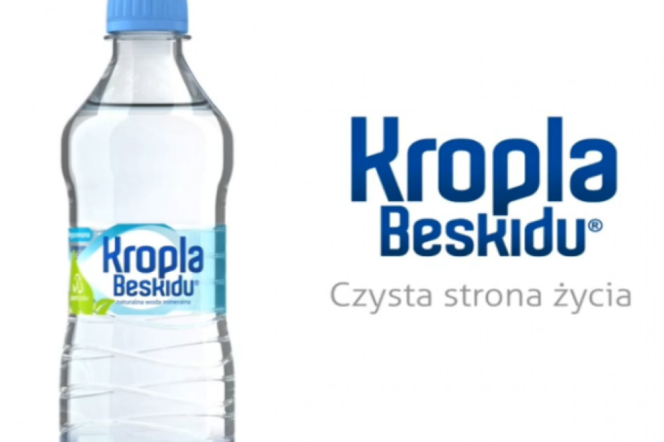 Fot. Coca-Cola Kropla Beskidu z nowym logo i etykietą