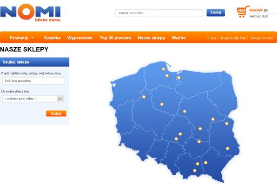 Nomi w upadłości likwidacyjnej, syndyk wchodzi do firmy