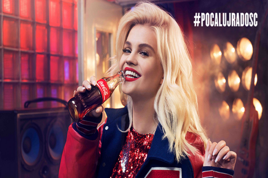Fot. Coca-Cola Robert Lewandowski i Margaret w reklamie Coca-Coli