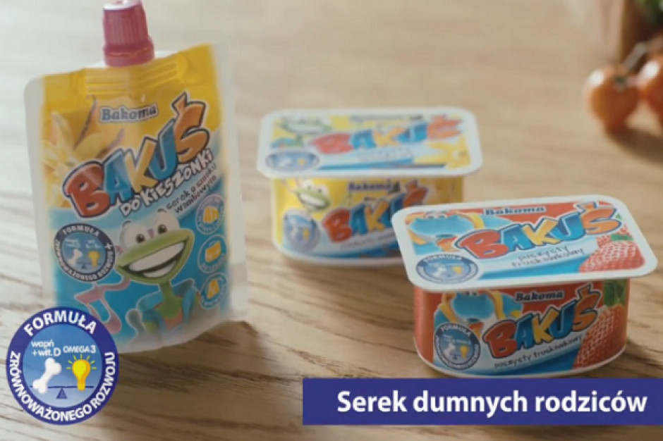 Fot. Bakoma Bakoma reklamuje serki Bakuś