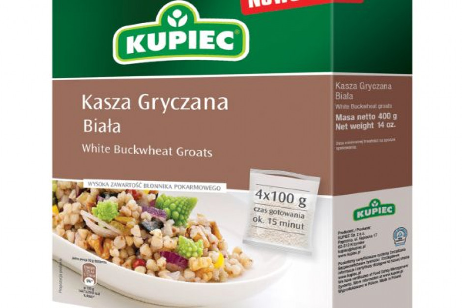 Fot. Kupiec Kasza gryczana biała marki Kupiec