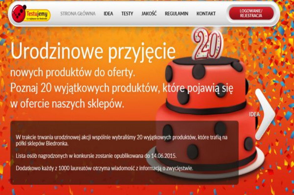 Stali dostawcy Biedronki wyprodukują nowości wybrane przez klientów w ramach akcji Testujemy