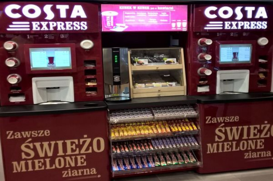 fot. CHI Polska Kawomaty Costa Express na stacjach Lotos