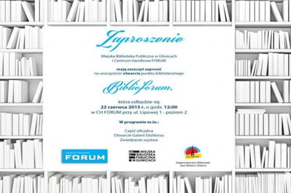 Fot. mat. pras. Biblioteka zagości w centrum handlowym