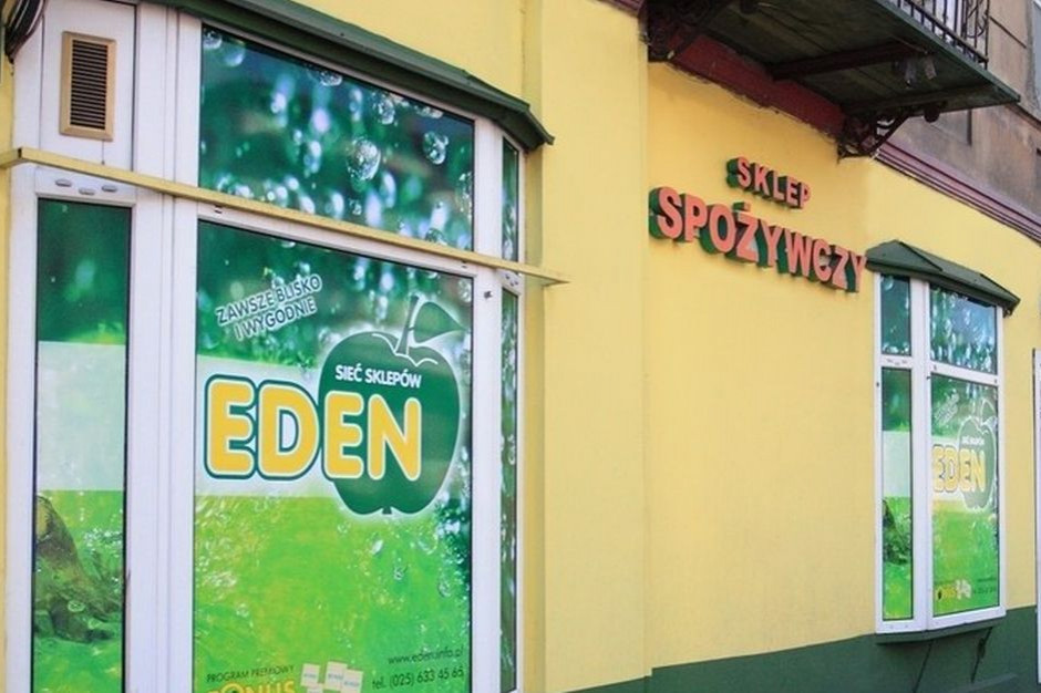 Na zdj. Sklep Eden w Siedlcach, fot. za eden.info.pl Połączenie Edenu z Topazem zaowocowało 70 nowymi kontraktami handlowymi