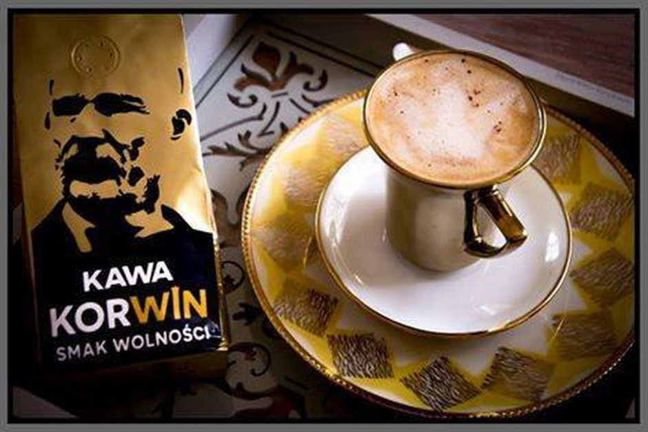 Kawa Korwin, fot. za facebook.com Po napoju energetycznym w ofercie sklepu Korwin pojawiła się kawa