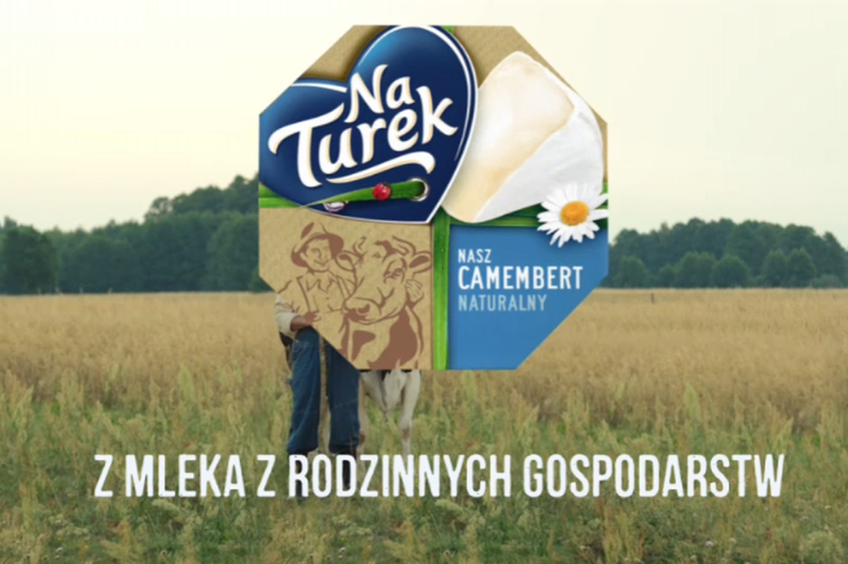 Fot. za wirtualnemdia.pl Nowa wersja sera NaTurek Nasz Camembert promowana w telewizji i internecie