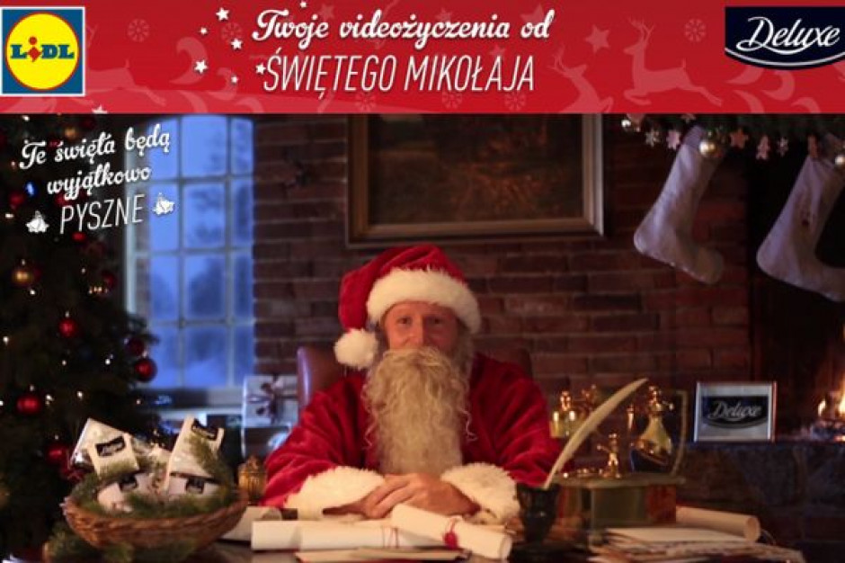 fot. za deluxe.lidl.com/pl Sieci promują świąteczne zakupy. Lidl i Tesco wydają na reklamę po 8 mln zł tygodniowo