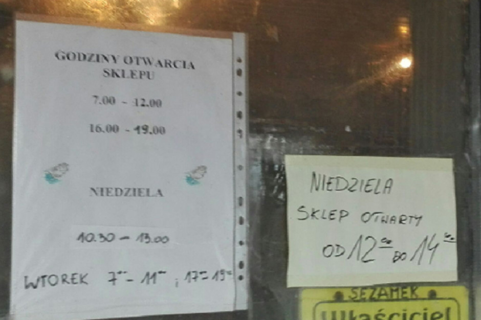 Fot. TakeTask Quiz: O której można zrobić zakupy w niedziele w tym sklepie?