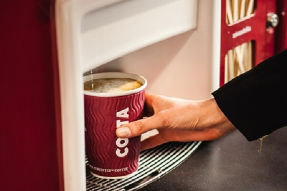 Costa Express chce potroić ilość automatów vendingowych, fot. mat.pras. Sieć Costa Express liczy 200 maszyn. Za 5-6 lat będzie ich ok. 550-600