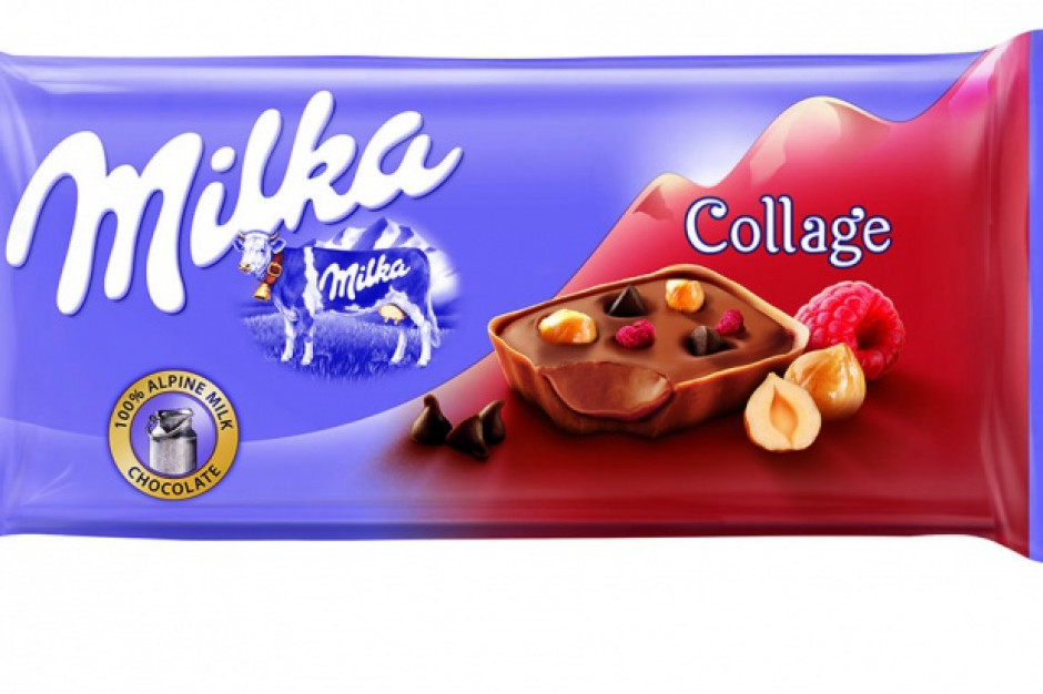 Milka Collage dostępna jest w dwóch wariantach smakowych. fot. mat. pras. Czekolady Milka Collage