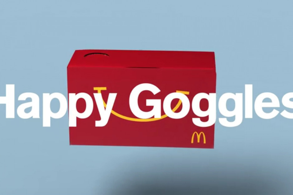Fot. za youtube.com McDonald’s dołączy do zestawów Happy Meal gogle do obsługi wirtualnej rzeczywistości