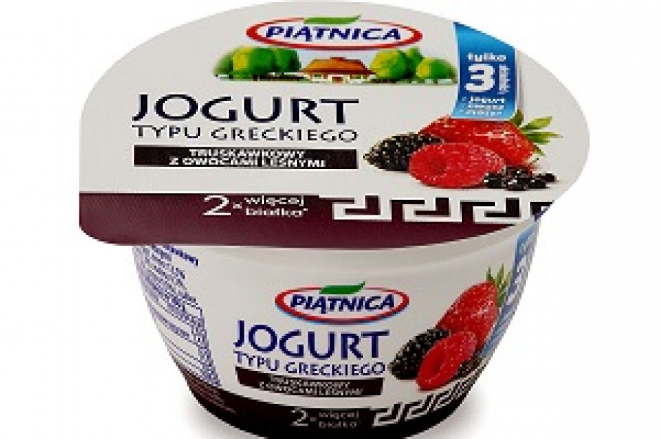 Fot. OSM Piątnica Owocowe jogurty typu greckiego od Piątnicy