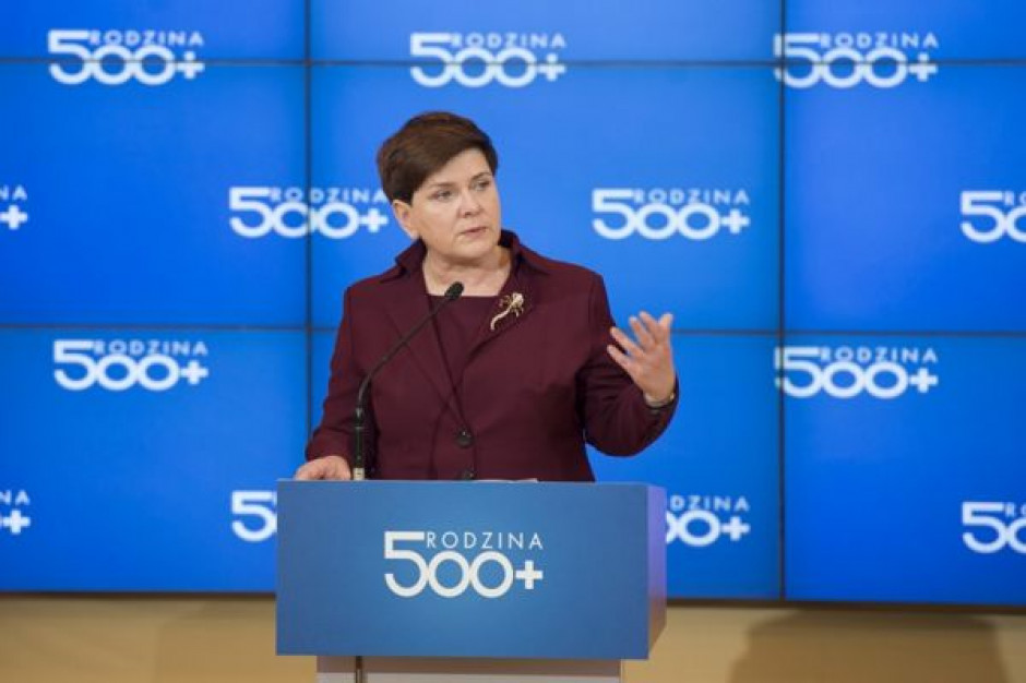 fot. za premier.gov.pl Morgan Stanley: program 500+ pobudzi koniunkturę