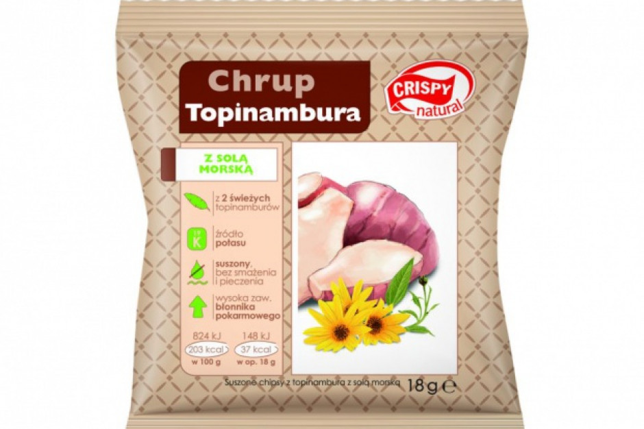 Fot. mat.pras. Crispy Natural wprowadza przekąskę z topinambura
