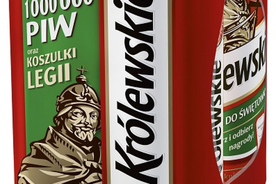 Królewskie od lat wspiera Legię Warszawa, Fot. mat.pras. Ruszyła loteria piwa Królewskie, do wygrania koszulki Legii Warszawa