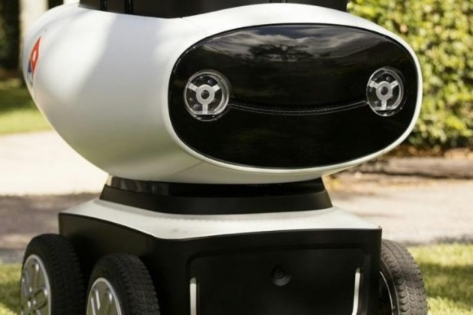Pizze są dostarczane przez roboty, fot. Domino’s Robot dostawcą pizzy Domino's
