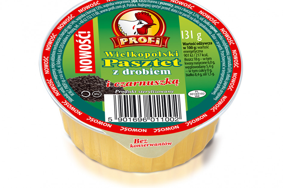 Nowe smaki pasztetów Profi