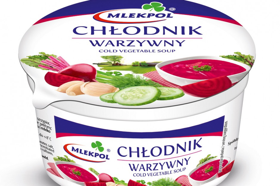 Fot. SM Mlekpol Chłodnik warzywny Mlekpol