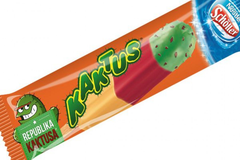 fot. lody.nestle.pl Nestlé planuje sprzedać w Polsce 44 mln sztuk lodów Kaktus