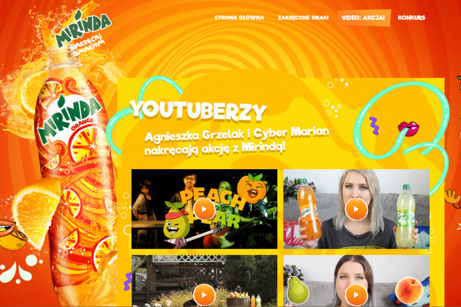 Fot. mat.pras. PepsiCo Mirinda promuje nowy smak napoju
