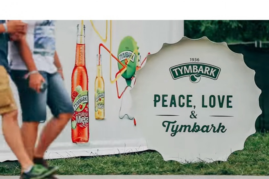 Fot. mat.pras. Marka Tymbark promuje się podczas festiwali