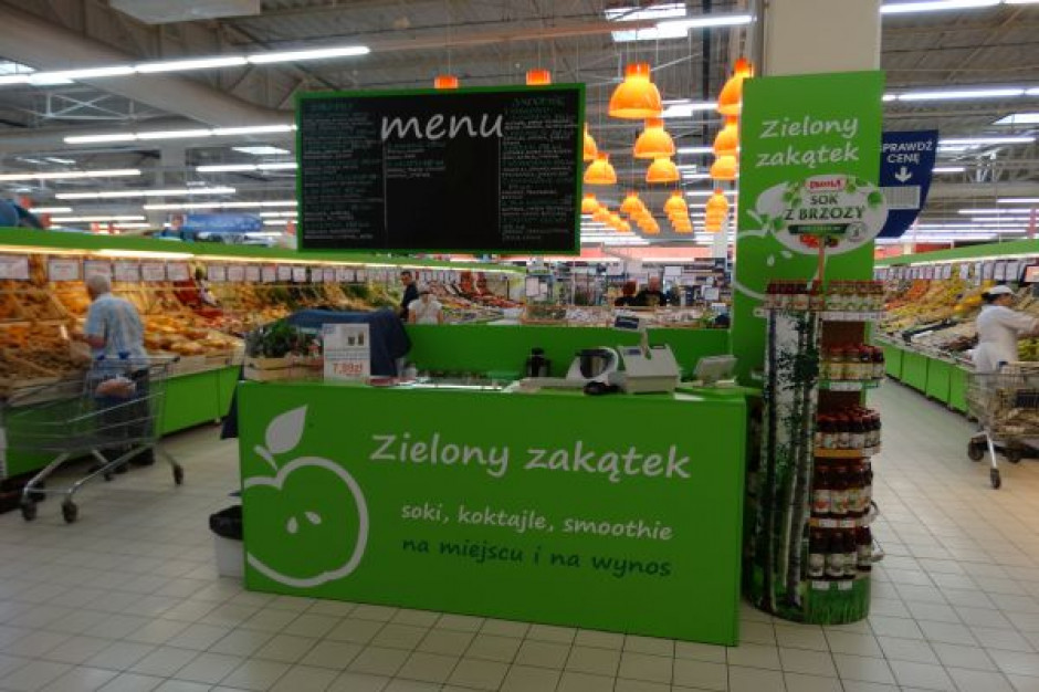 fot. materiały prasowe Hipermarket E.Leclerc w Kielcach zainwestował w wyspę z koktajlami
