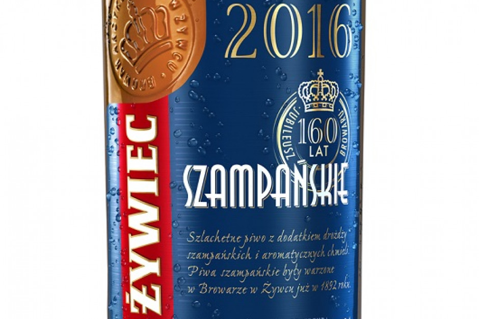 Fot. mat. pras. Limitowana edycja piwa Żywiec Szampańskie