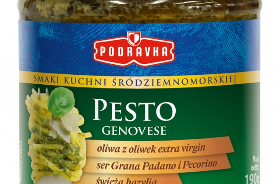 Fot. mat.pras. Pesto – nowe śródziemnomorskie produkty od Podravki