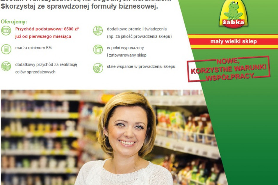 fot. Żabka Polska Żabka kusi do współpracy za 6,5 tys. zł