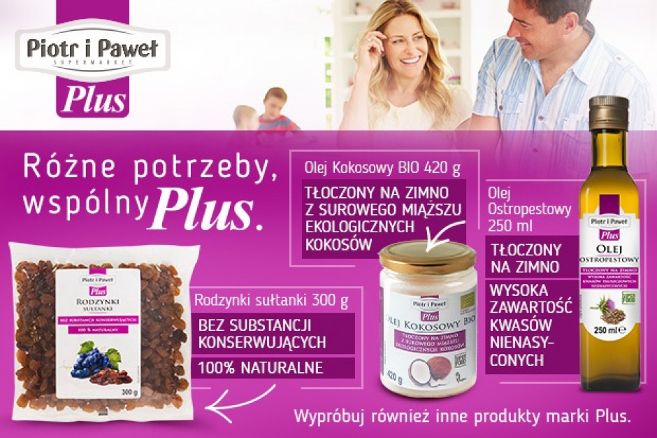 fot. Piotr i Paweł Piotr i Paweł z nową marką własną dla żywności funkcjonalnej