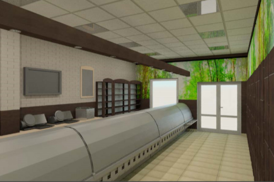 fot. materiały prasowe Remodeling delikatesów Gzella. W środku piec konwekcyjny i lada grzewcza (wizualizacje)