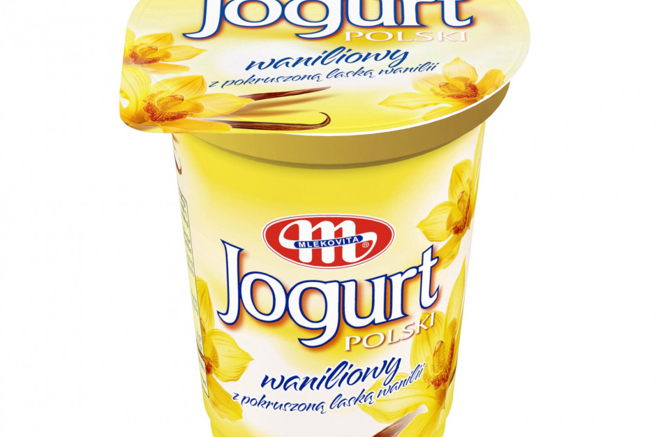 Fot. mat.pras. Jogurt Polski waniliowy od Mlekovity
