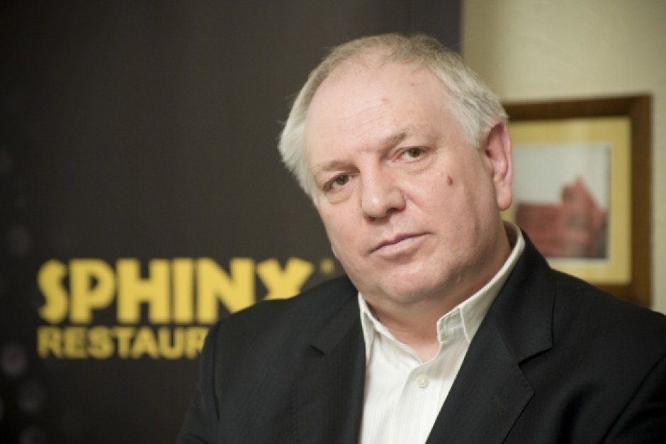 Na zdj. Sylwester Cacek, prezes Sfinks Polska Spółka Sfinks Polska podpisała umowę inwestycyjną z właścicielem Fabryki Pizzy