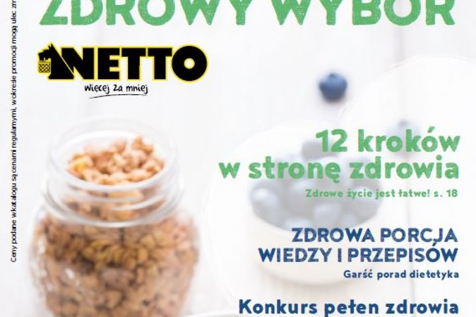 Netto rozszerzyło ofertę produktów prozdrowtnych