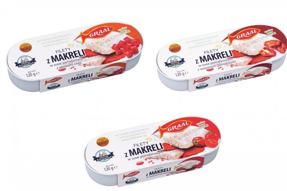 Fot. mat. pras. Makrela w puszce od marki Graal w nowych smakach