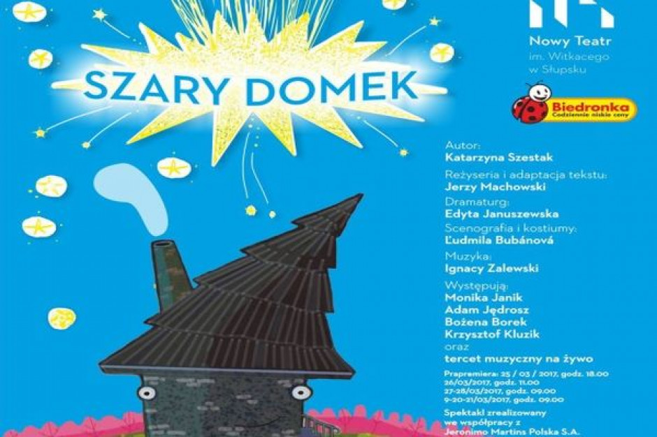 fot. materiały prasowe „Szary Domek” z Biedronki na deskach teatru