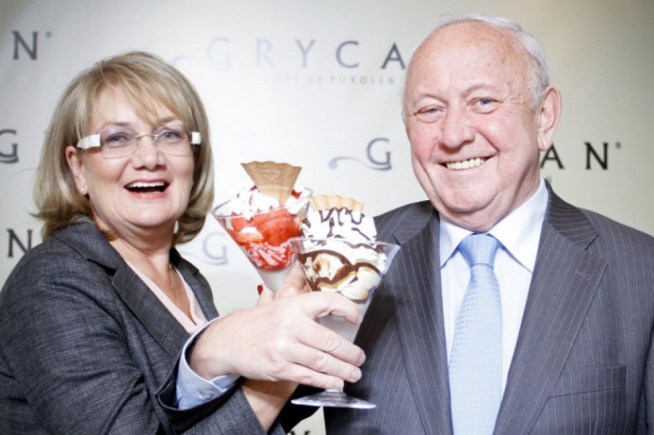 Elżbieta i Zbigniew Grycanowie; fot. PTWP Grycan - Lody od pokoleń chce otworzyć osiem lodziarni