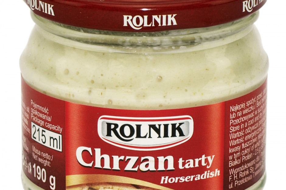 fot. materiały prasowe Chrzan tarty od firmy Rolnik