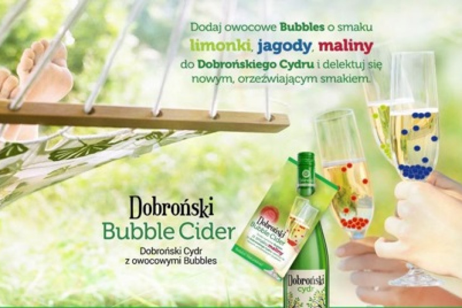 fot. materiały prasowe Dobroński Bubble Cider – innowacyjny pomysł na cydr spółki Jantoń
