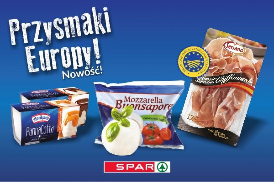 Przysmaki Europy nową marką w sklepach Spar