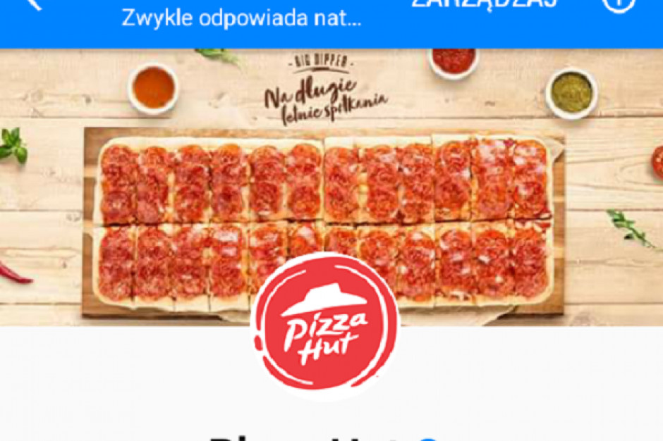 fot. pizza hut Chatbot pomoże klientom Pizza Hut w Polsce