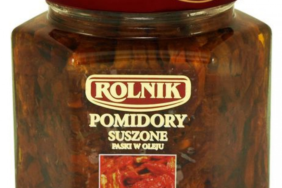 Pomidory suszone krojone w paski od firmy Rolnik
