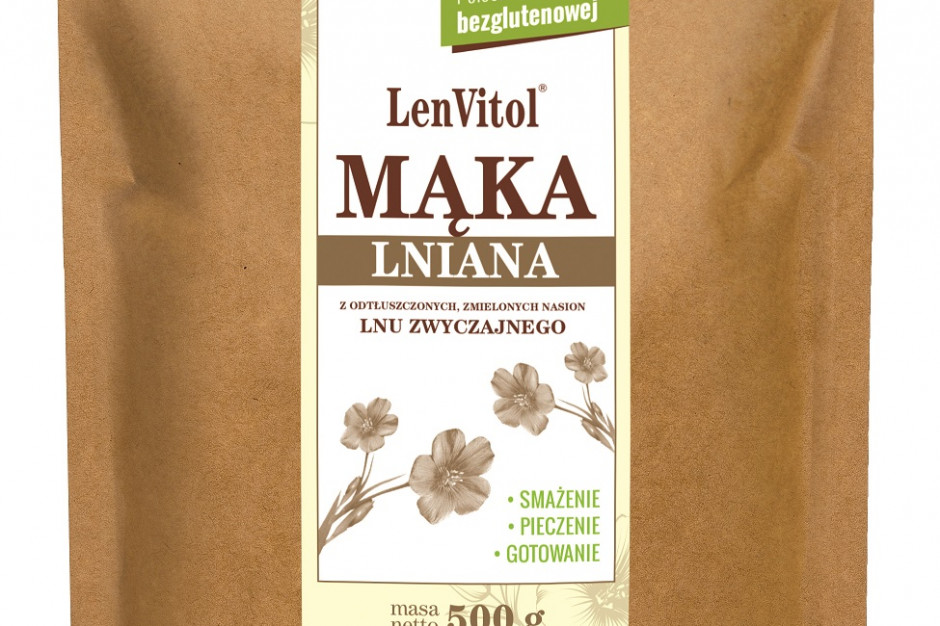 Mąka lniana wzbogaciła portfolio produktów marki LenVitol