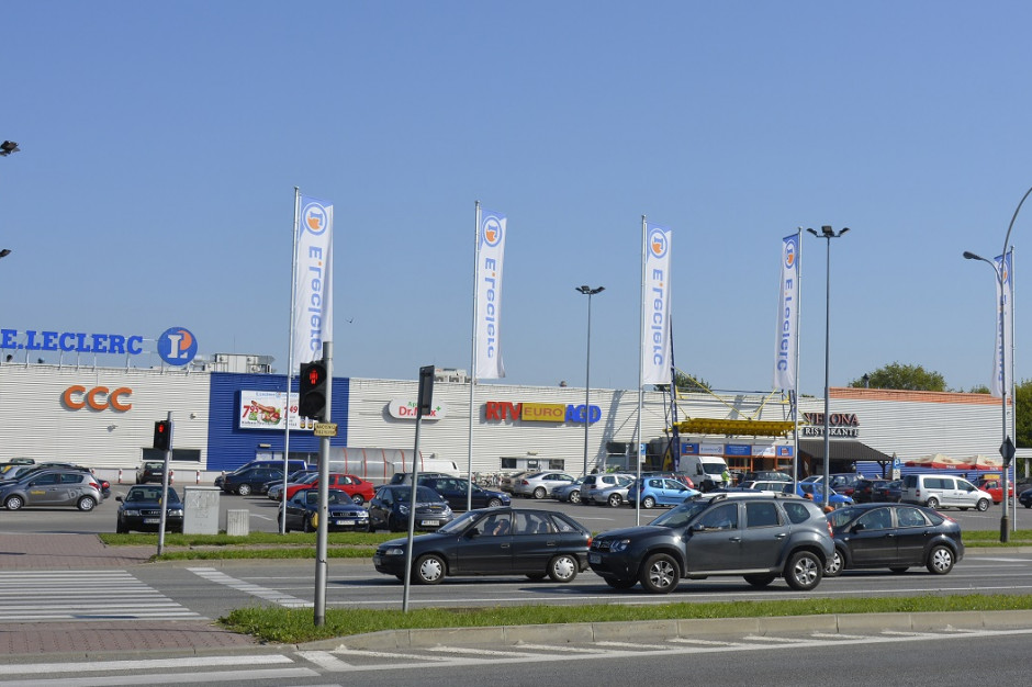 fot. E.Leclerc E.Leclerc w Zamościu dwukrotnie większy. W planach rozbudowa centrum handlowego